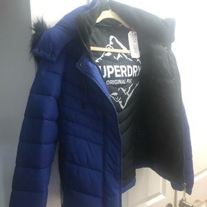Brand new Super dry puffer coat